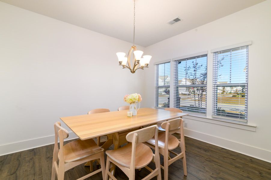 Furnished interior view inside a new home in , Summerville (Image 33).