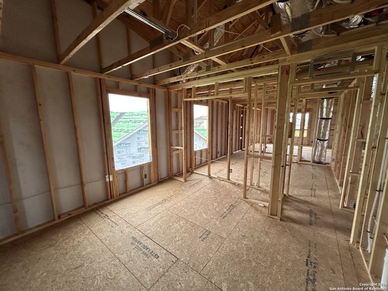 In-progress construction of a new home in Enclave at Hennersby Hollow 50's, San Antonio, TX (Image 18). In-progress construction of a new home in Enclave at Hennersby Hollow 50's, San Antonio, TX (Image 18).