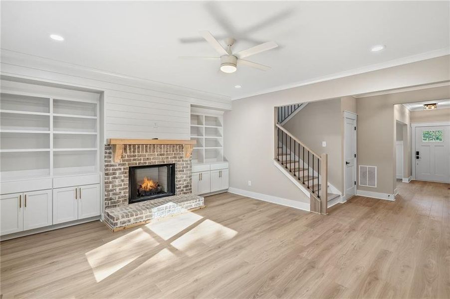 Furnished interior view inside a new home in , Canton (Image 12).