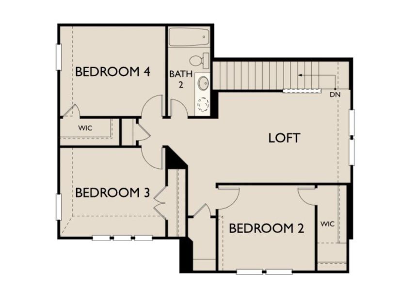 Auston Floorplan Level 2