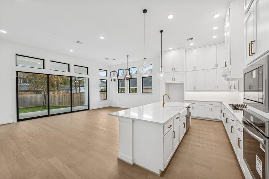 Furnished interior view inside a new home in Kresston - Enclave Collection, Montgomery (Image 8).