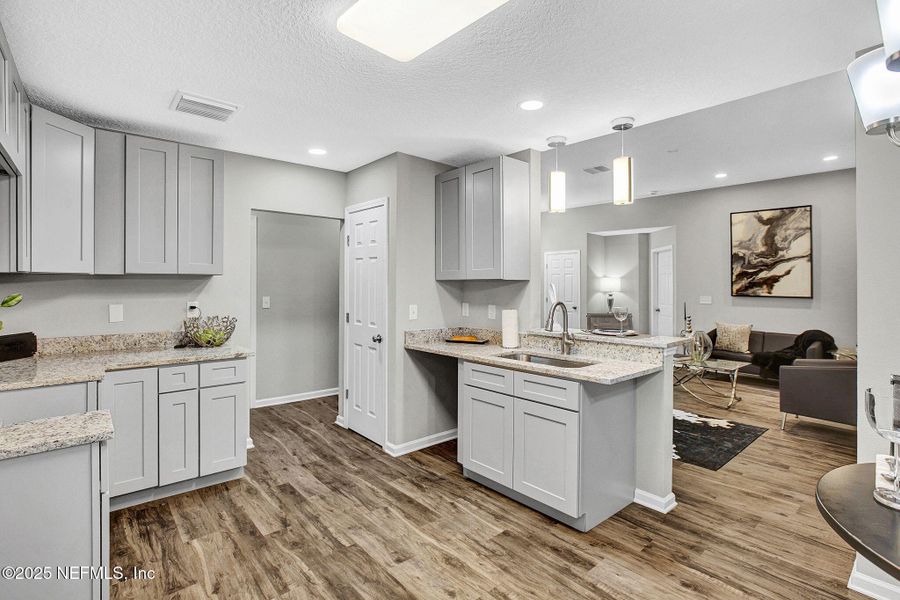 Furnished interior view inside a new home in , Jacksonville (Image 7).