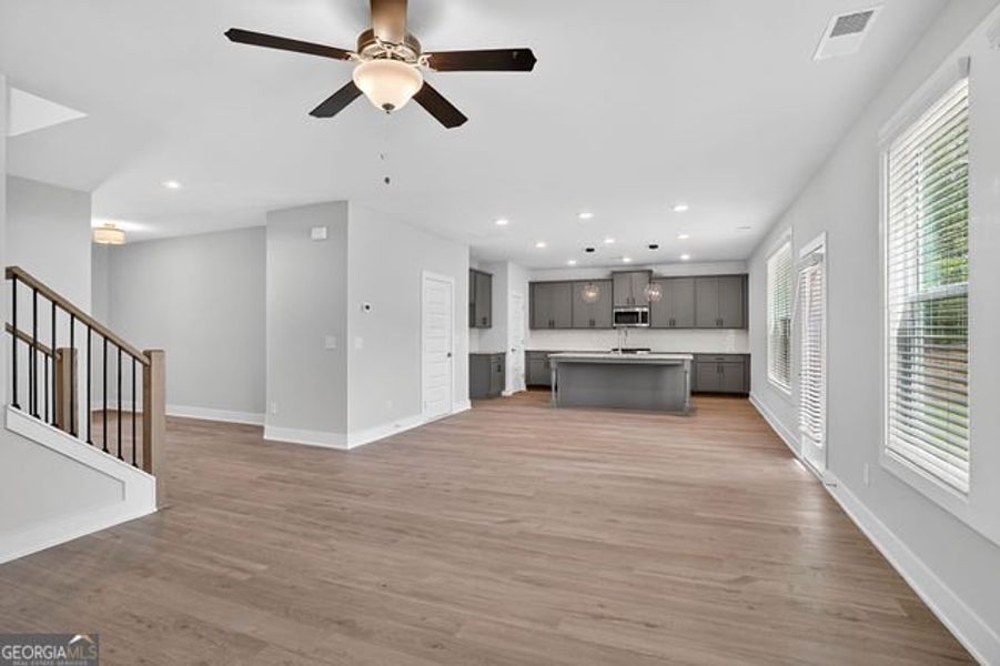 Spacious, unfurnished interior of a new home in Killian Manor at The Adares, Adairsville (Image 22).