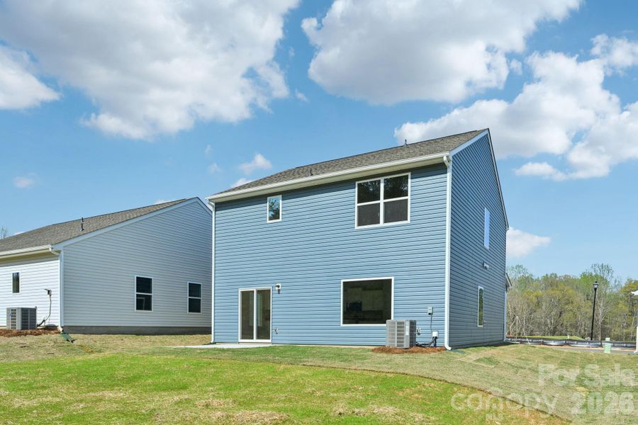 Exterior details and patio area of a home in Willow Estates, Shelby (Image 4).