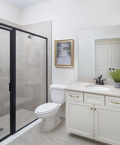 Furnished interior view inside a new home in RiverTown - WaterSong, St. Johns (Image 7).