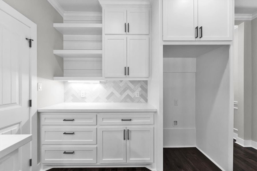 Furnished interior view inside a new home in , New Waverly (Image 8).