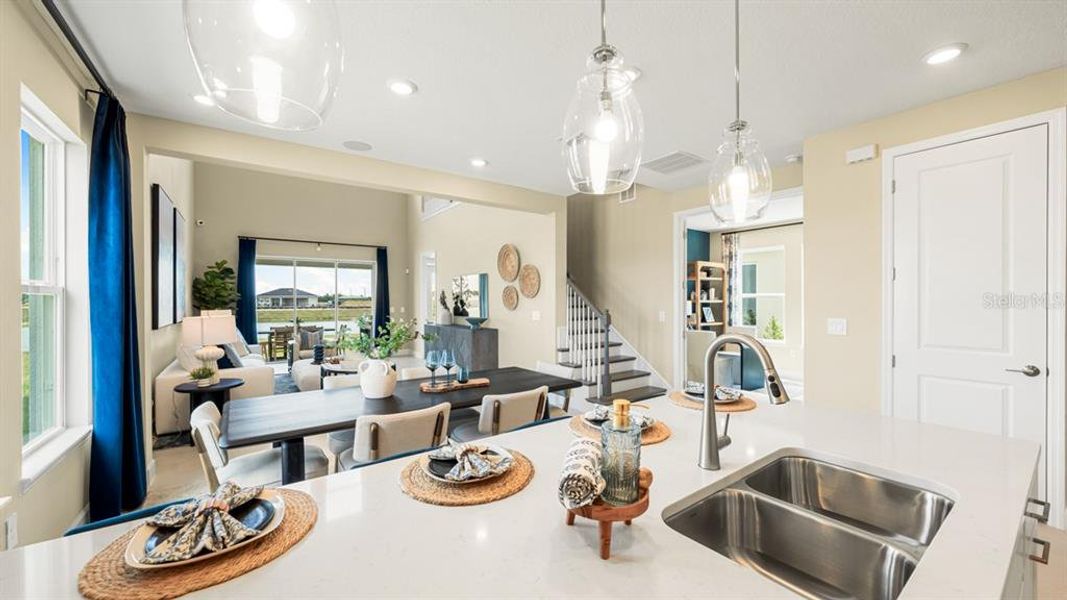Furnished interior view inside a new home in Indigo Creek, Apollo Beach (Image 4).