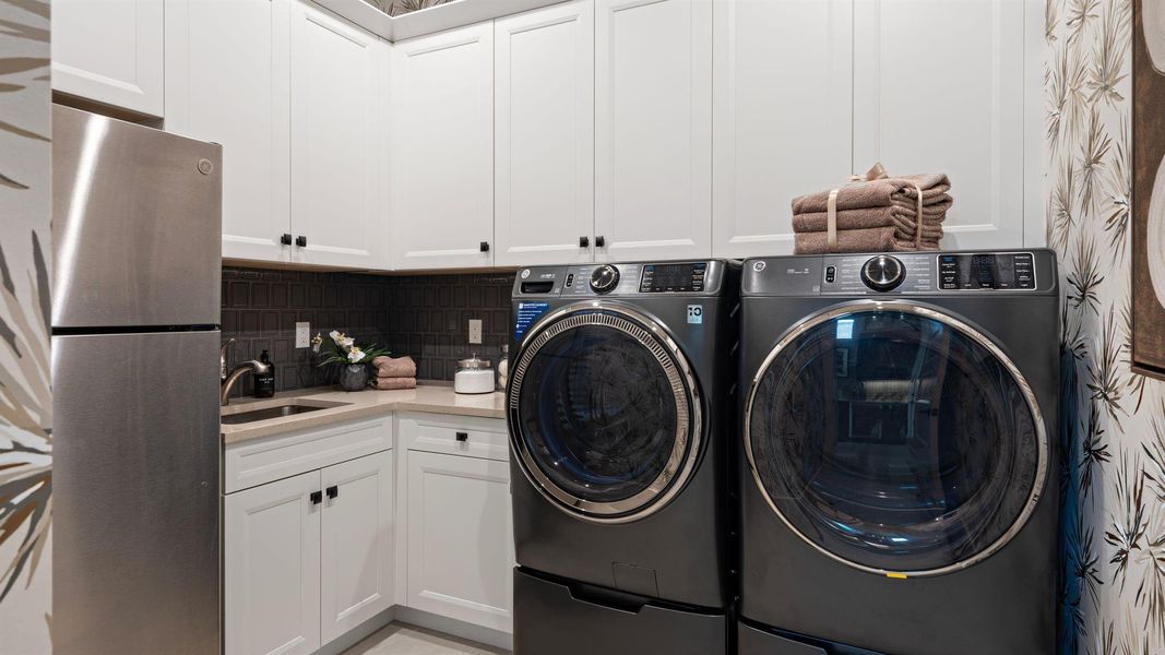 Furnished interior view inside a new home in L'Ambiance at Avenir, Palm Beach Gardens (Image 38). Furnished interior view inside a new home in L'Ambiance at Avenir, Palm Beach Gardens (Image 38).