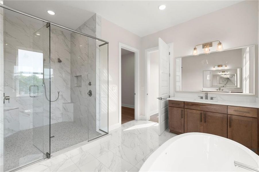 Furnished interior view inside a new home in The Gathering – Alpharetta, Alpharetta (Image 16).