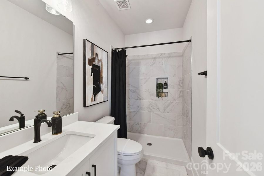 Furnished interior view inside a new home in Endhaven Terraces, Charlotte (Image 22).
