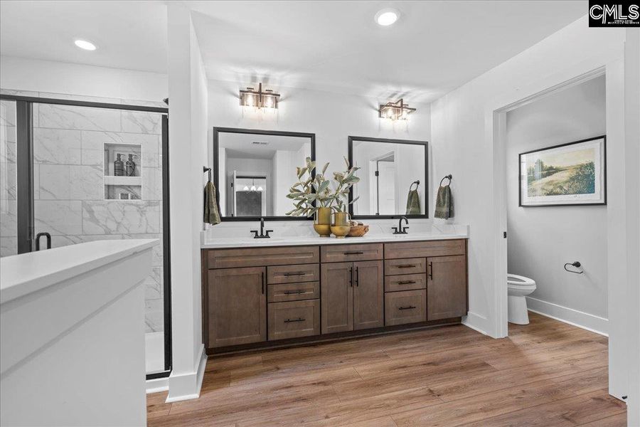 Furnished interior view inside a new home in Boykin Hills, Chapin (Image 4).