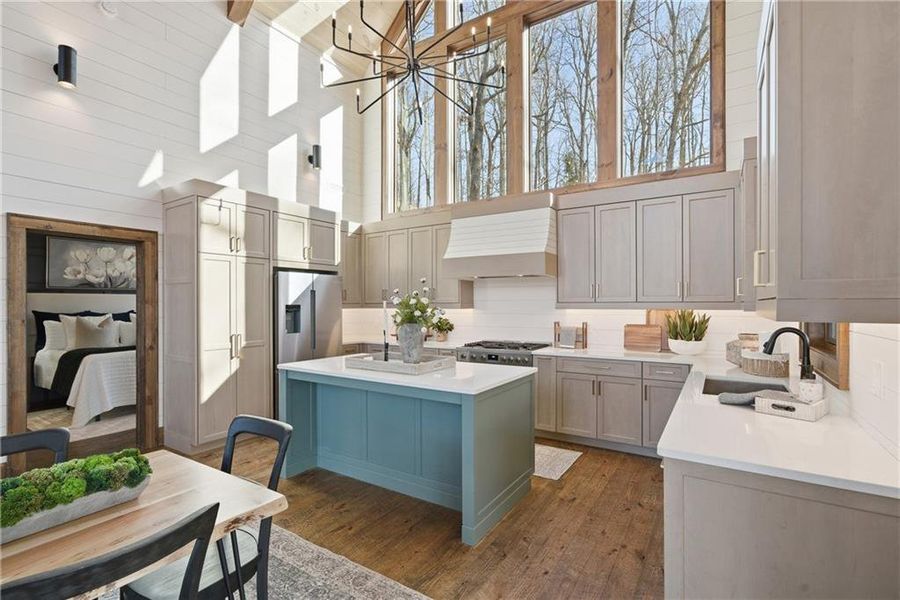 Furnished interior view inside a new home in , Young Harris (Image 13).