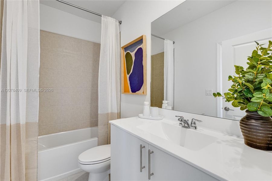 Furnished interior view inside a new home in Del Mar, Miami (Image 30). Furnished interior view inside a new home in Del Mar, Miami (Image 30).