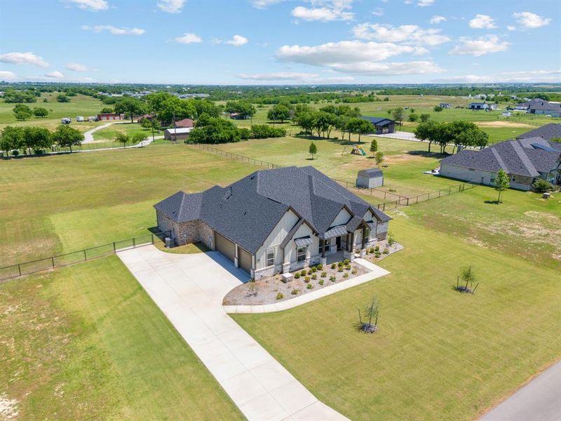 Aerial View of Front of Home