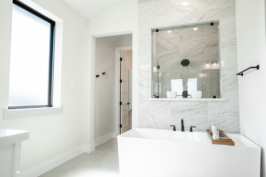 Representative furnished interior of a home built from the Crockett by Beazer Homes in Copia Pines, Montgomery (Image 7).