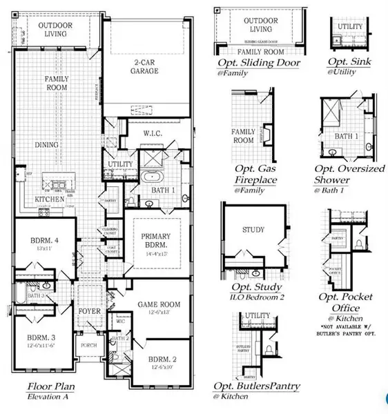 2D floor plan layout of this home in Talia, Mesquite, TX (Image 4).
