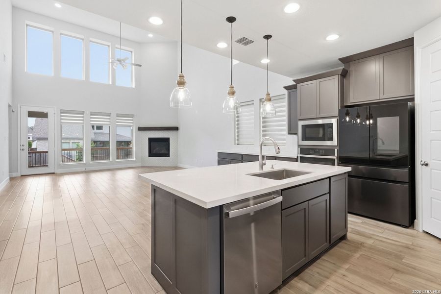 Furnished interior view inside a new home in Kinder Ranch, San Antonio (Image 5).