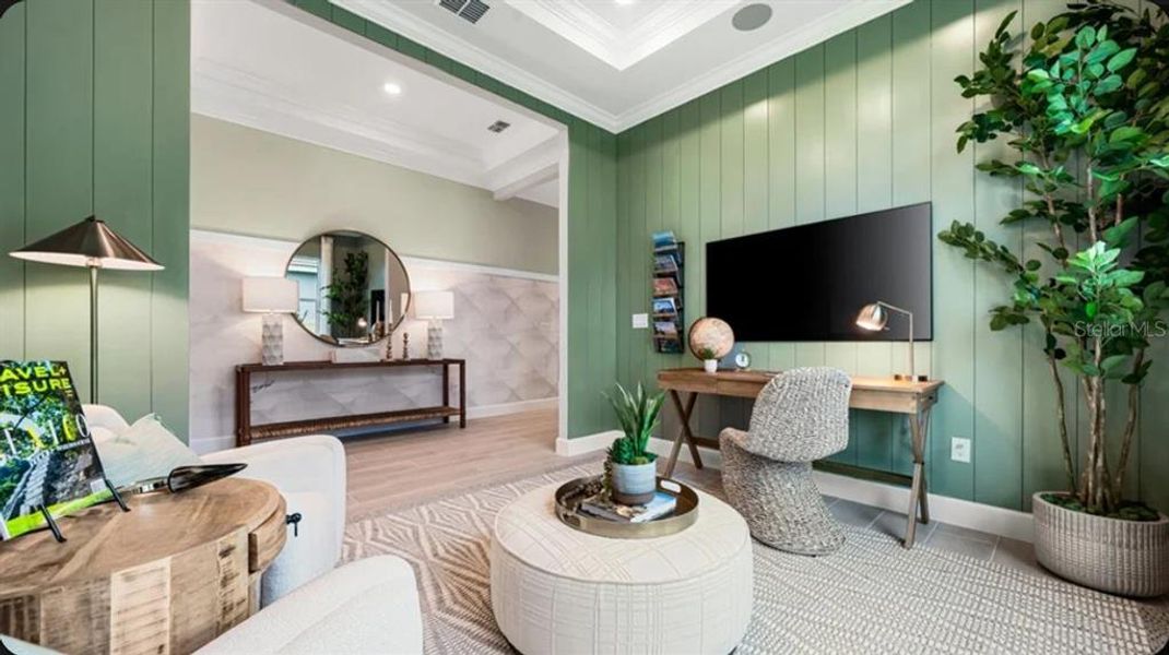 Furnished interior view inside a new home in Skye Ranch Community Group Page, Sarasota (Image 6).