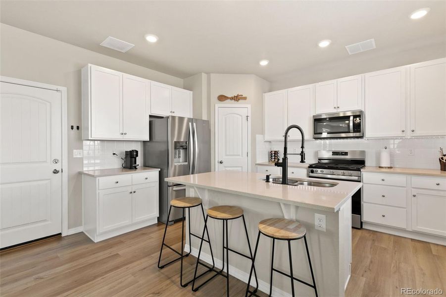 Furnished interior view inside a new home in , Peyton (Image 18).