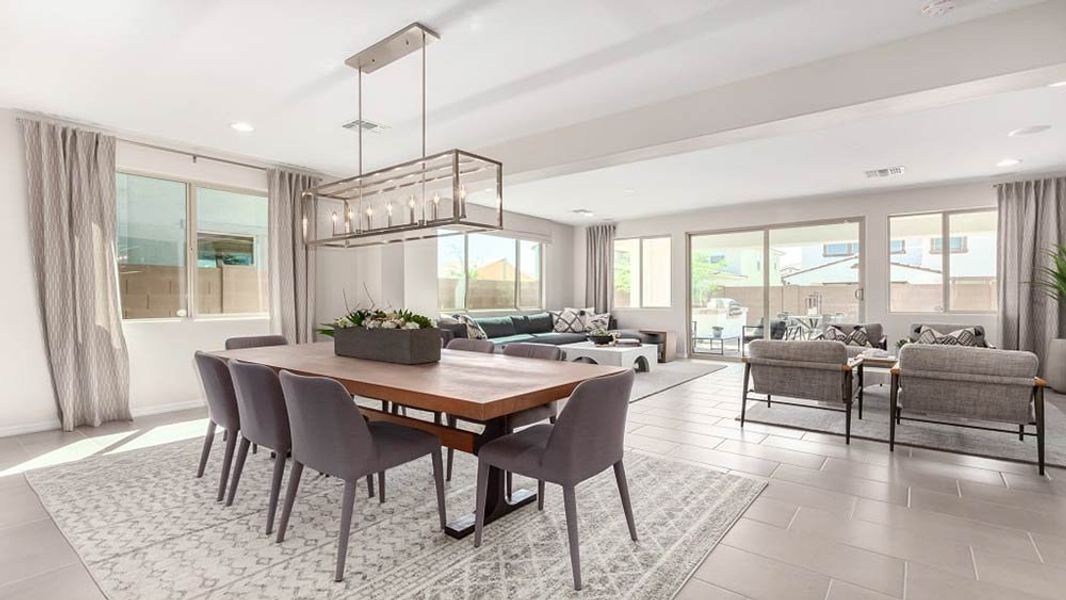 Representative furnished interior of a home built from the 40R1 by Taylor Morrison in Los Cielos at Rancho Mercado, Surprise (Image 10). Representative furnished interior of a home built from the 40R1 by Taylor Morrison in Los Cielos at Rancho Mercado, Surprise (Image 10).