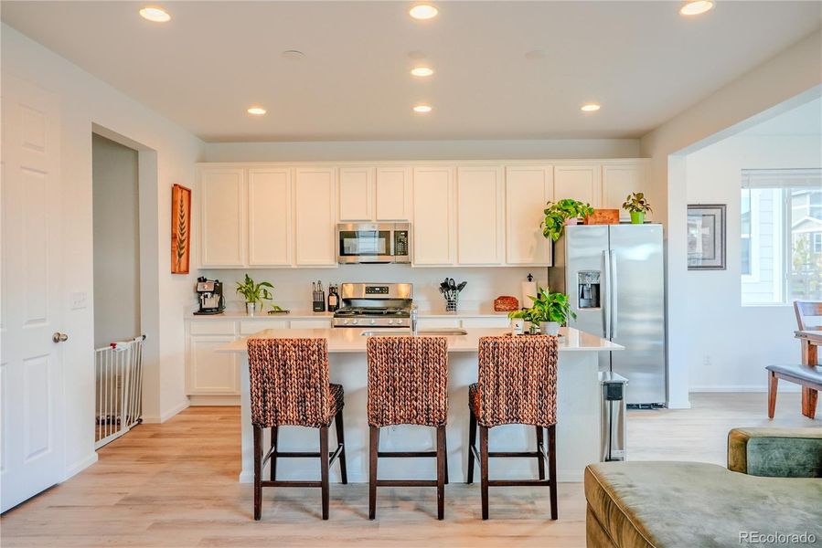 Furnished interior view inside a new home in , Monument (Image 4).