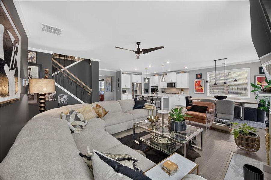 Furnished interior view inside a new home in , Douglasville (Image 16).