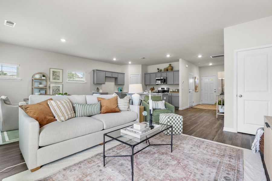 Furnished interior view inside a new home in South Lake Commons, Lexington (Image 6).