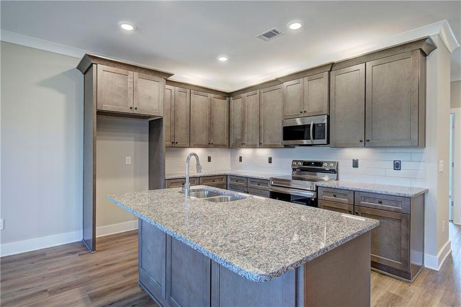 Furnished interior view inside a new home in , Cartersville (Image 15).