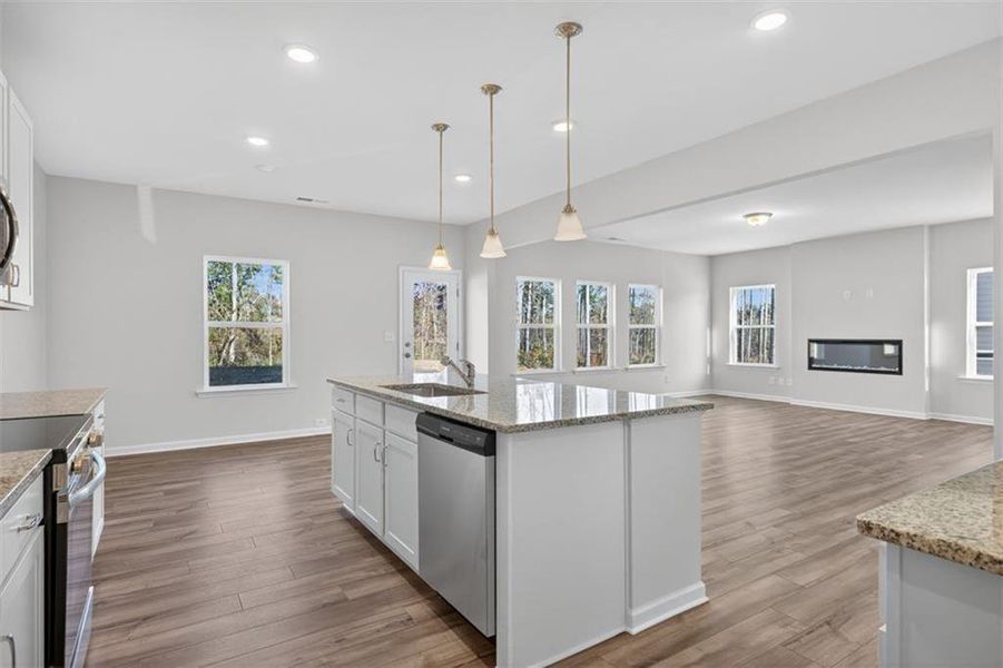 Furnished interior view inside a new home in Allen Manor, Hoschton (Image 13).