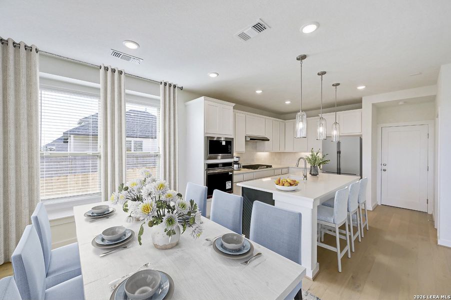 Furnished interior view inside a new home in Legacy at Lake Dunlap, New Braunfels (Image 9).