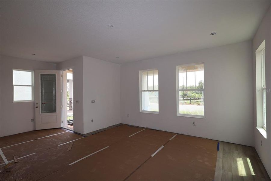 In-progress construction of a new home in Center Lake on the Park, St. Cloud, FL (Image 11).