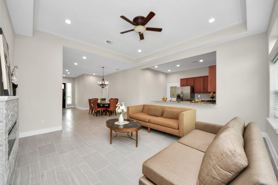 Furnished interior view inside a new home in , Missouri City (Image 16). Furnished interior view inside a new home in , Missouri City (Image 16).