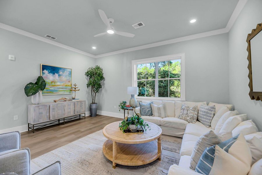Furnished interior view inside a new home in , Johns Island (Image 12).