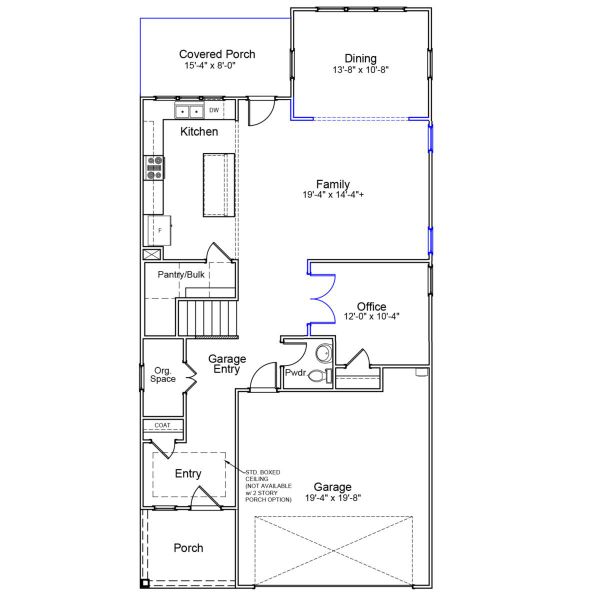 2D floor plan layout of this home in Landmark Commons, Boiling Springs, SC (Image 2). 2D floor plan layout of this home in Landmark Commons, Boiling Springs, SC (Image 2).