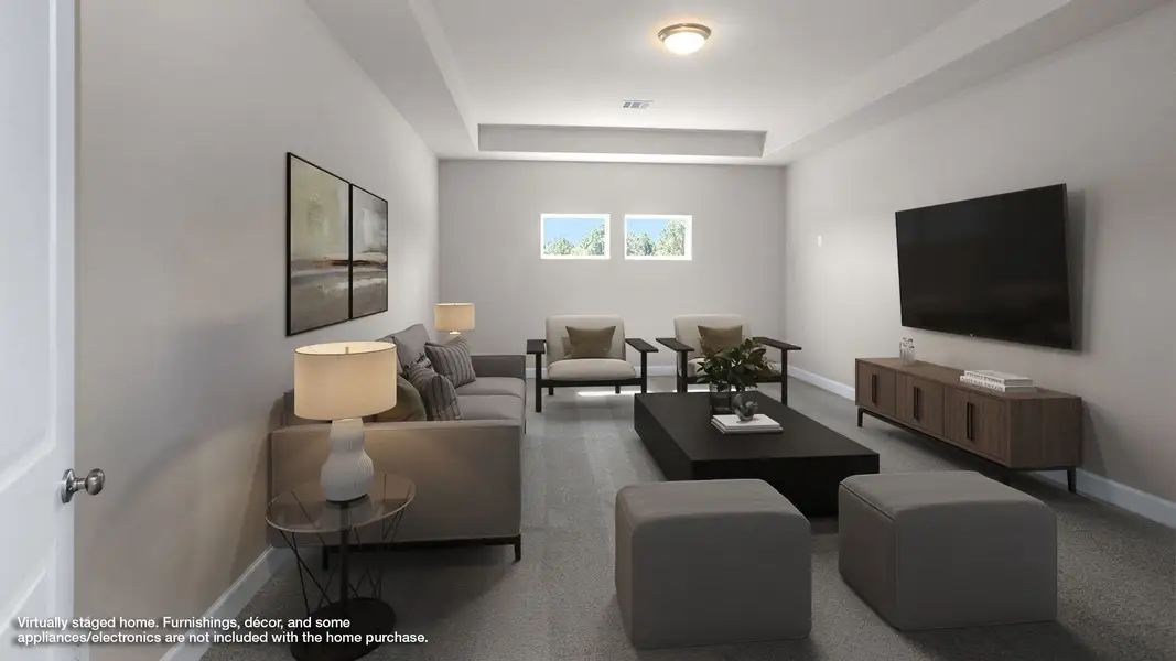 Representative furnished interior of a home built from the 4098W by Perry Homes in Elyson, Katy (Image 7).