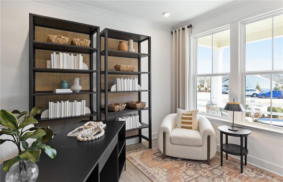 Furnished interior view inside a new home in Sun City Peachtree, Griffin (Image 12).