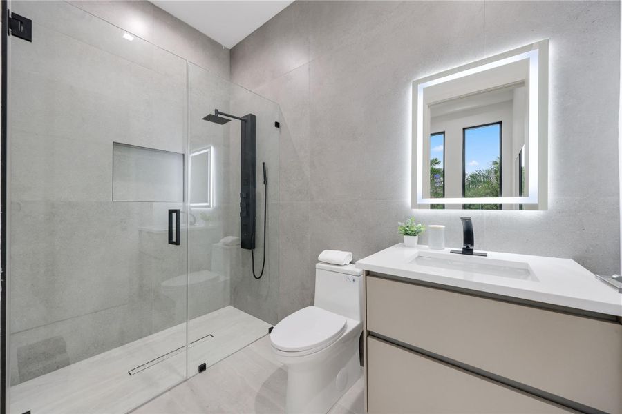 Furnished interior view inside a new home in , Parkland (Image 5).