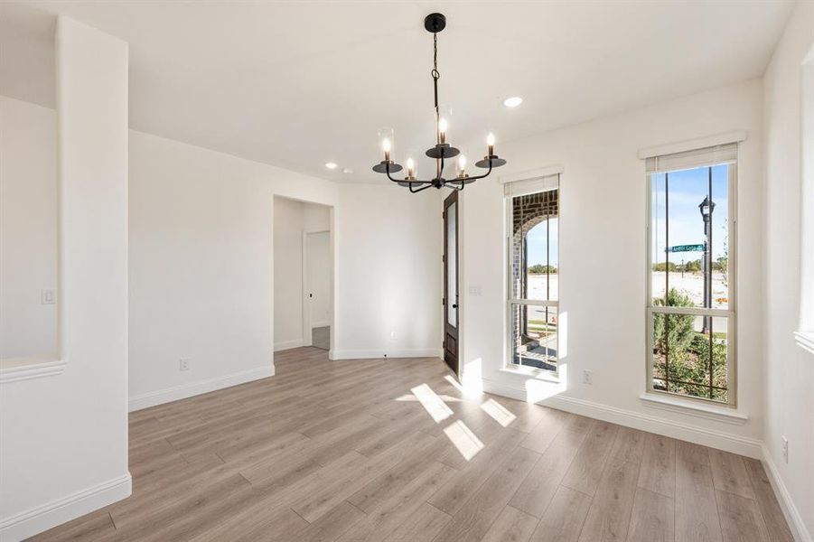 Spacious, unfurnished interior of a new home in Meadow Vista 60-65, Anna (Image 27). Spacious, unfurnished interior of a new home in Meadow Vista 60-65, Anna (Image 27).