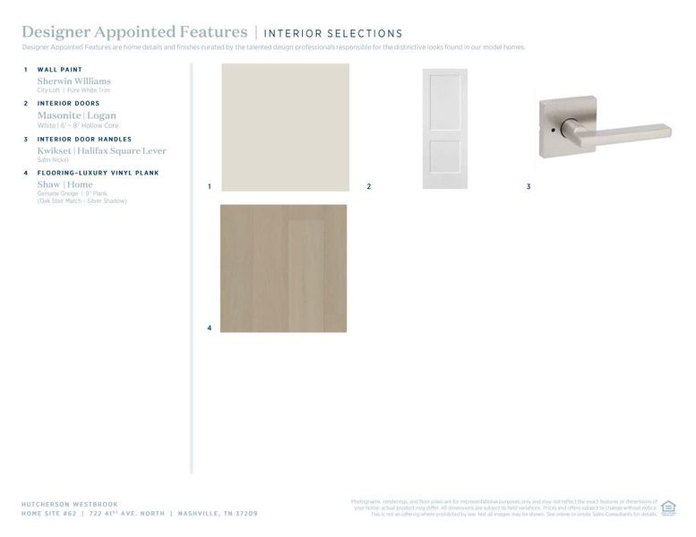 Sample of building materials used in homes in The Nations, Nashville (Image 7). Sample of building materials used in homes in The Nations, Nashville (Image 7).