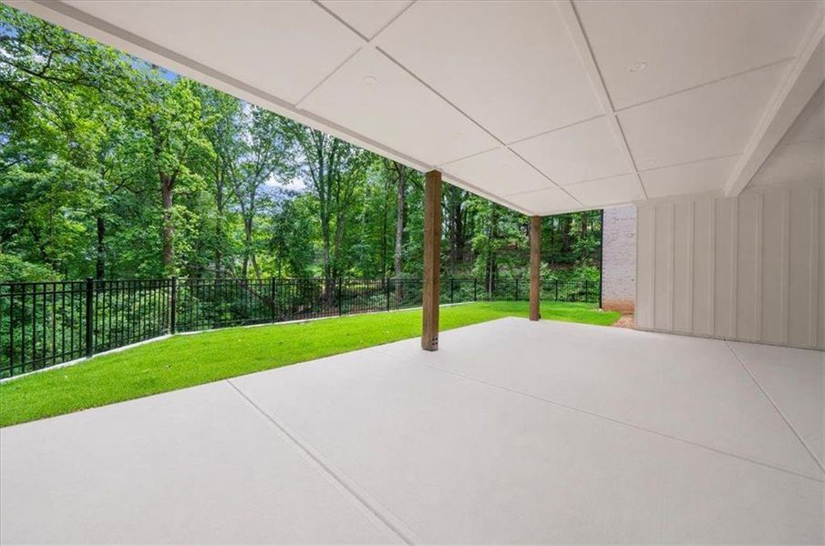 Exterior details and patio area of a home in , Cumming (Image 36).