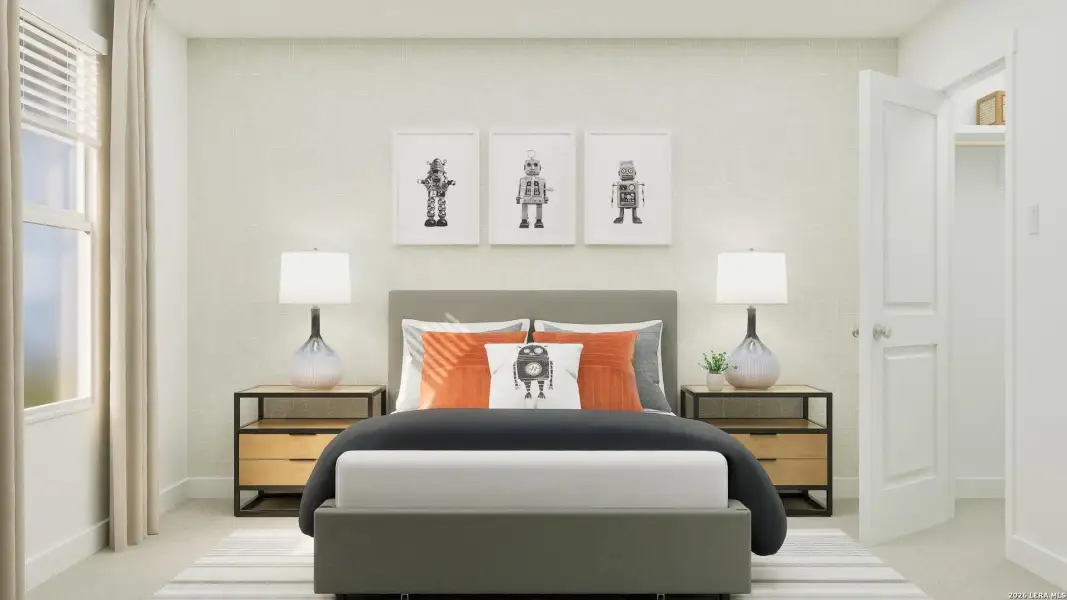 Furnished interior view inside a new home in Grace Valley, Cibolo (Image 8).