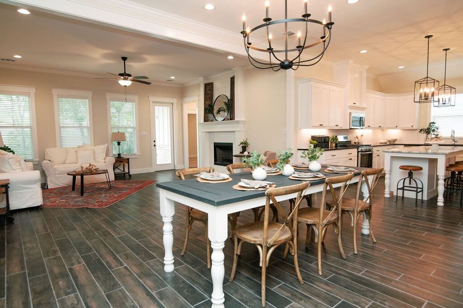Representative furnished interior of a home built from the The Ashley by Reece Homes in Harvest Meadows, Bryan (Image 17).