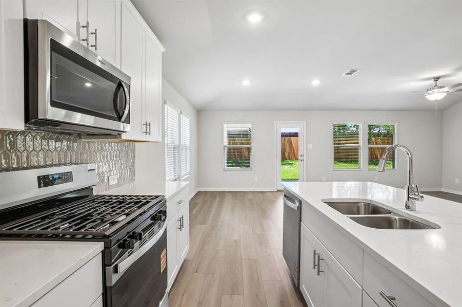 Furnished interior view inside a new home in Stella Hills, Denton (Image 9).