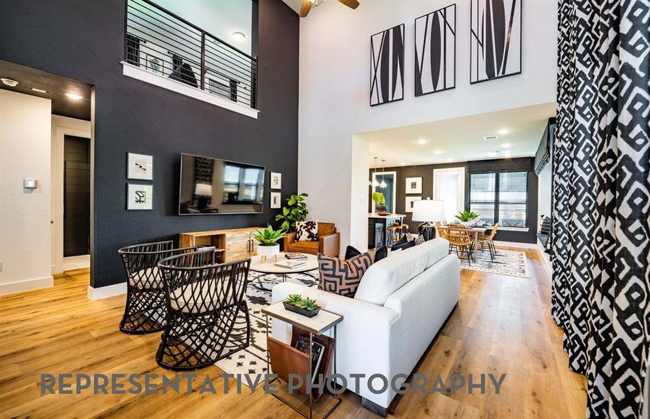 Furnished interior view inside a new home in Goodland, Midlothian (Image 22).