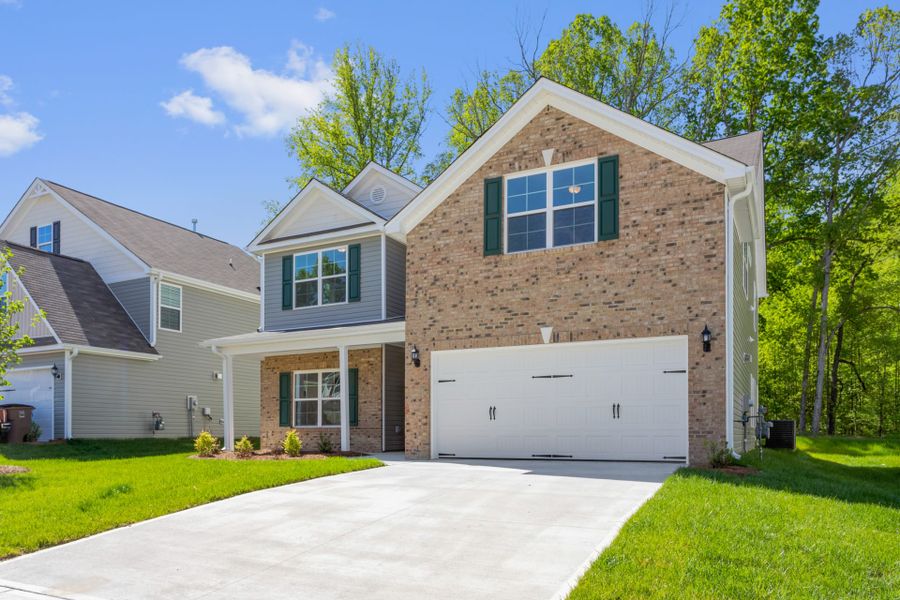 Front exterior of a new home in Avondale, Greensboro, NC, highlighting curb appeal (Image 16).
