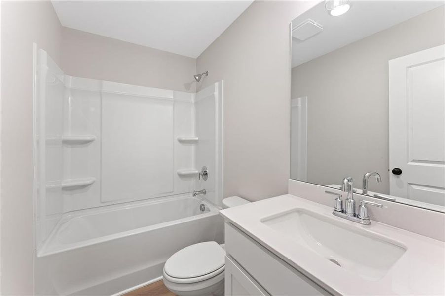 Furnished interior view inside a new home in River Walk Place, Lawrenceville (Image 10).