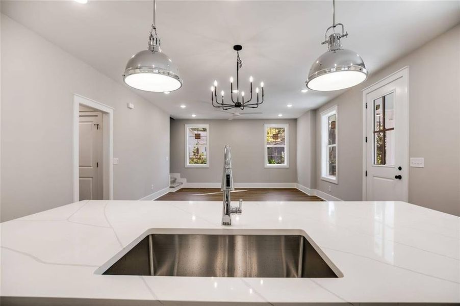 Close-up of interior finishes inside a home in , Bowdon (Image 11).