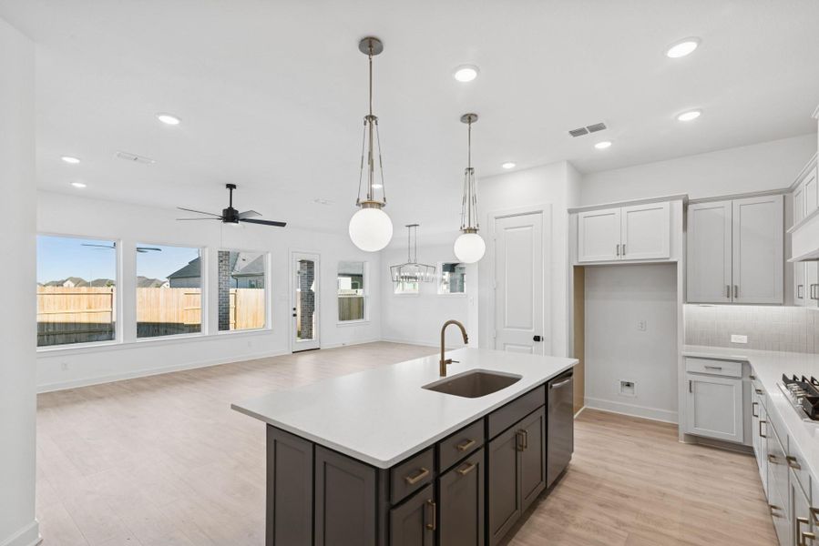 Furnished interior view inside a new home in Brookewater 55’ Homesites, Rosenberg (Image 6). Furnished interior view inside a new home in Brookewater 55’ Homesites, Rosenberg (Image 6).