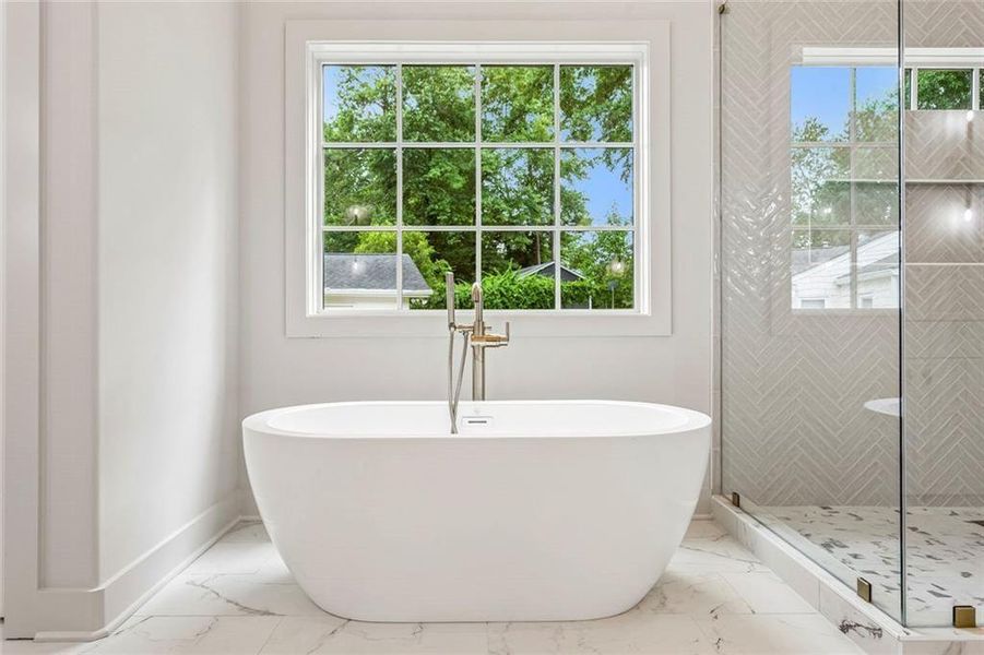 Close-up of interior finishes inside a home in , Atlanta (Image 21).