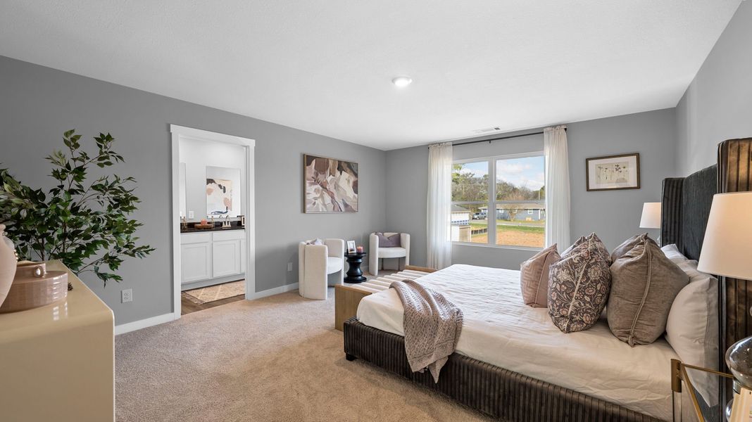 Furnished interior view inside a new home in Bayview at Harbor Crest, Ooltewah (Image 16). Furnished interior view inside a new home in Bayview at Harbor Crest, Ooltewah (Image 16).